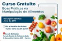 Secretaria de Desenvolvimento Social está com inscrições abertas para curso de Manipulação de Alimentos