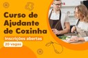 Secretaria de Emprego de São Vicente abre inscrições para curso gratuito de Ajudante de Cozinha Secretaria de Emprego de São Vicente abre inscrições para curso gratuito de Ajudante de Cozinha