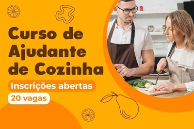 Secretaria de Emprego de São Vicente abre inscrições para curso gratuito de Ajudante de Cozinha
