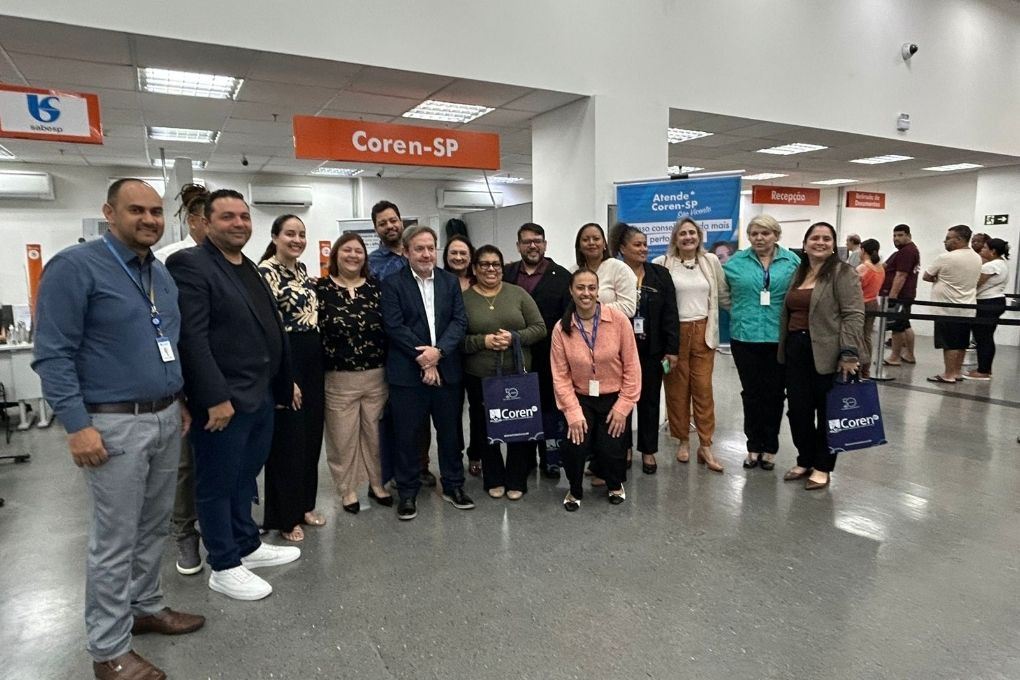 Servidores de enfermagem de São Vicente ganham atendimento exclusivo com novo posto do COREN-SP