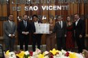Sessão solene em São Vicente homenageia 50 anos do Grupo Mendes Sessão solene em São Vicente homenageia 50 anos do Grupo Mendes