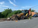 Subprefeitura remove 190 toneladas de resíduos em mutirão na Área Continental Subprefeitura remove 190 toneladas de resíduos em mutirão na Área Continental