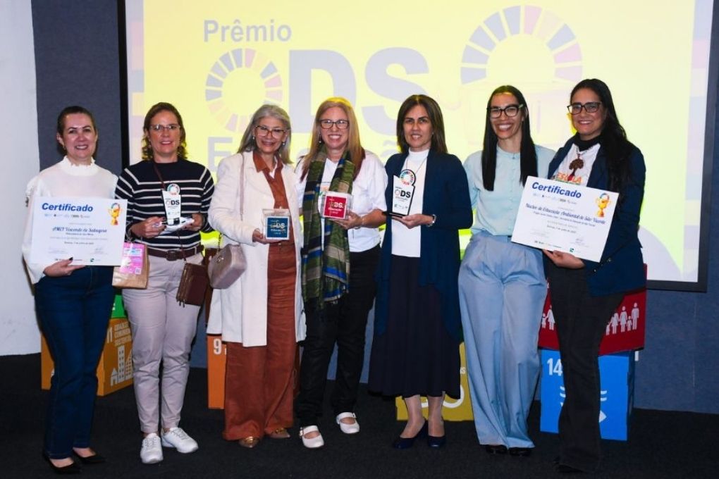Três projetos de escolas municipais de São Vicente são contemplados com Prêmio ODS de Boas Práticas na Educação