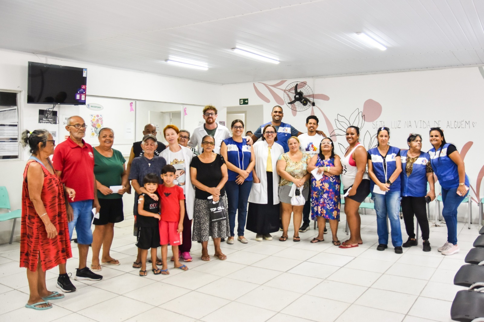 Unidades de saúde de São Vicente realizam palestra de combate à hipertensão e à diabetes