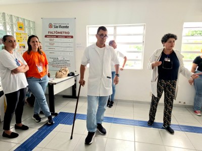 Unidades de saúde de São Vicente realizam palestra educativa sobre Alzheimer