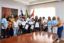 Vencedores do concurso Trânsito Seguro são recebidos pelo prefeito Vencedores do concurso Trânsito Seguro são recebidos pelo prefeito