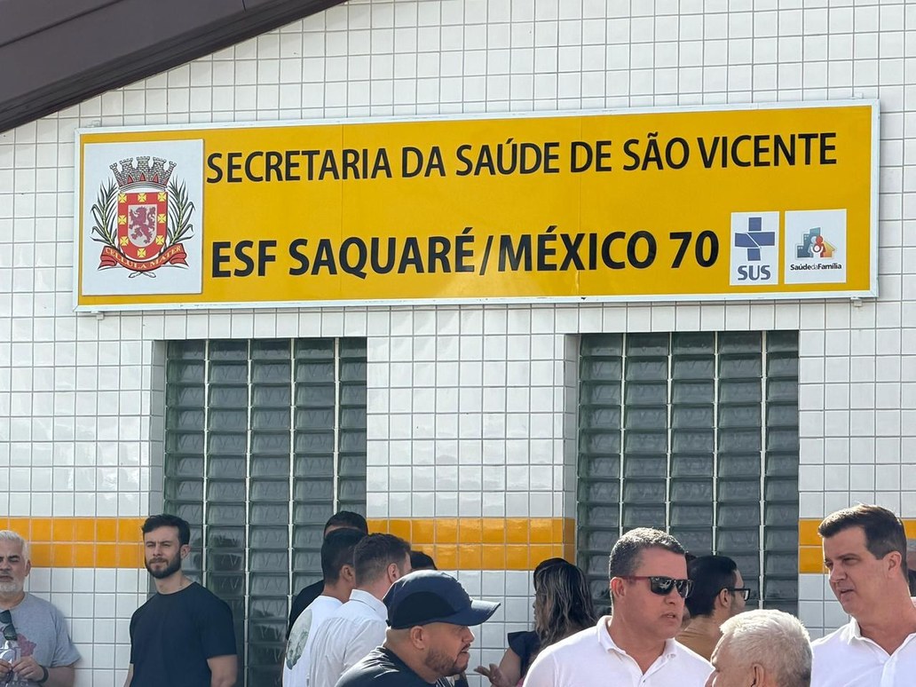 ESF Saquaré é a 20ª unidade de saúde reinaugurada após reforma completa em São Vicente