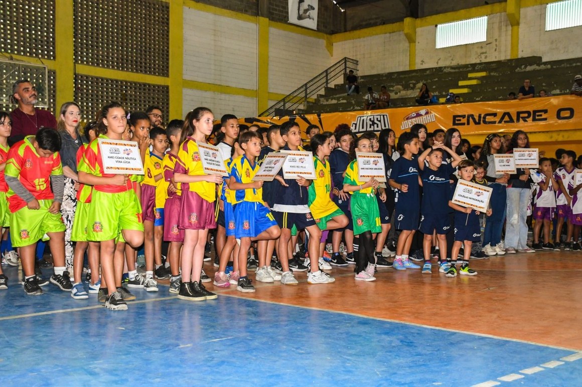 São Vicente abre JOESV 2026 com recorde de escolas e celebração do esporte estudantil