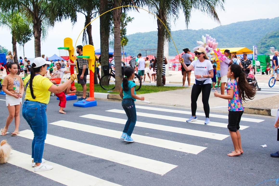 Nova edição da Rua da “FelizCidade” leva diversão, esporte e serviços a São Vicente neste domingo (30)