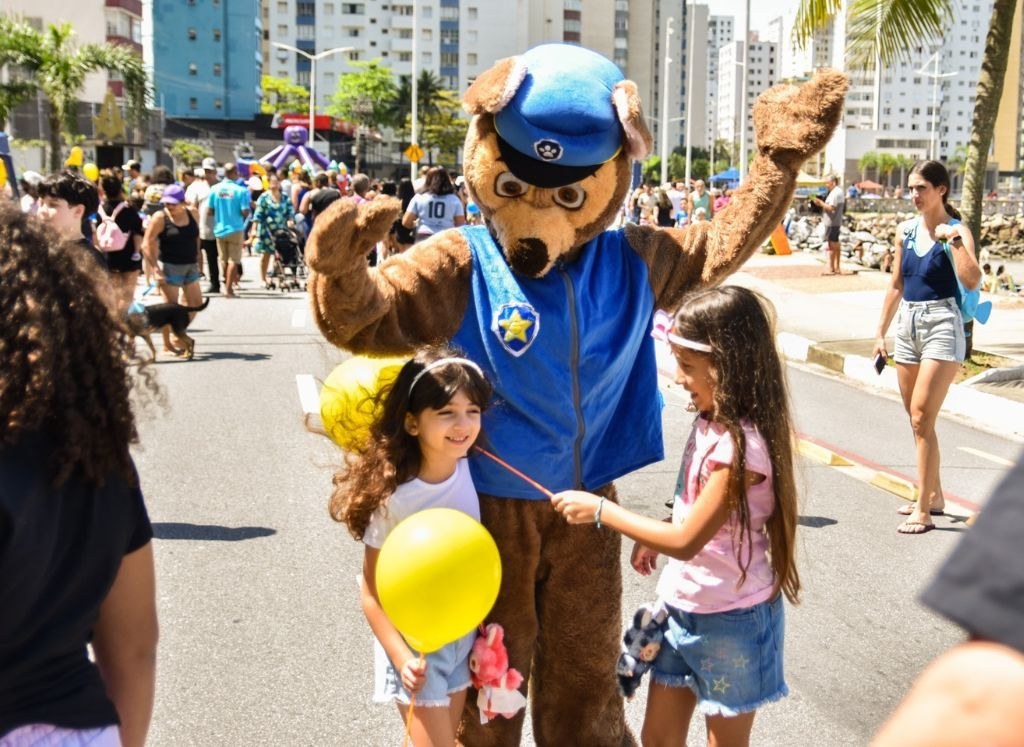 Rua de Lazer em São Vicente conta programação gratuita para toda a família