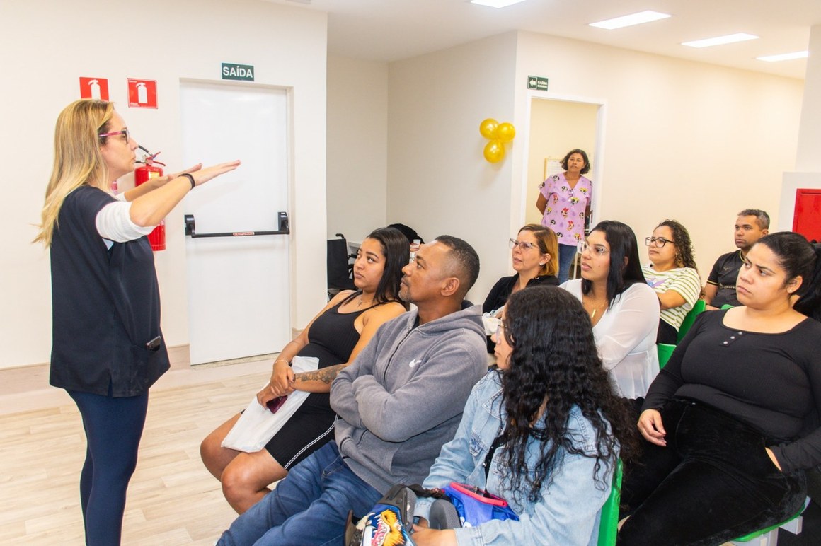 Unidade de Saúde da Mulher promove atividade interativa sobre amamentação